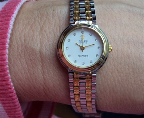 vintage rolex quartz ladies watch